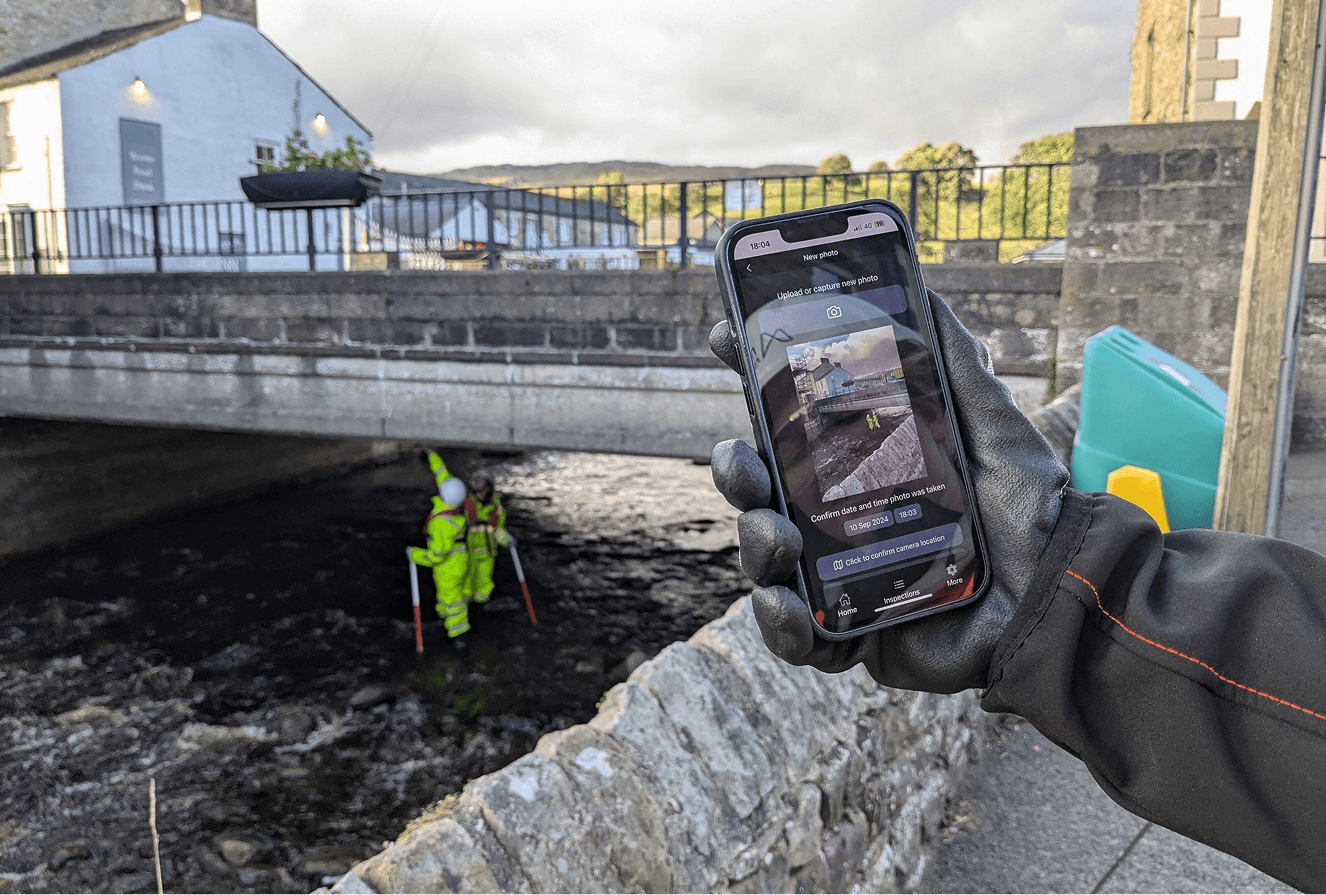 Windward Inspect use on a bridge